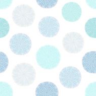 Seamless decorative polka dot pattern