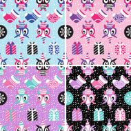 Christmas Seamless background Holiday pattern for your design N2