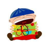 Kid holding gift