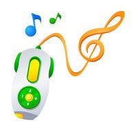 Vector icon music player