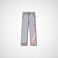 Abstract illustration on pants N122