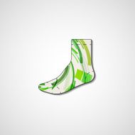 Abstract illustration on sock N118