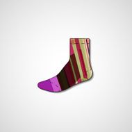 Abstract illustration on sock N119