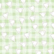 childish seamless pattern with baby dresses