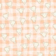childish seamless pattern with baby dresses N2