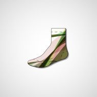 Abstract illustration on sock N120