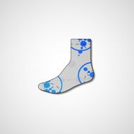 Abstract illustration on sock N121