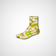 Abstract illustration on sock N122