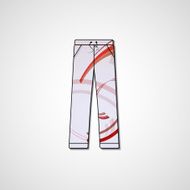 Abstract illustration on pants N127