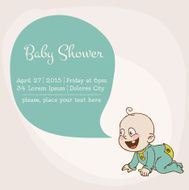 Baby shower card N97