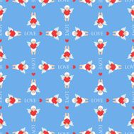 Seamless valentine pattern