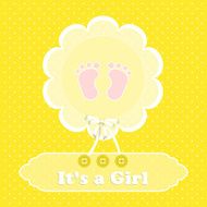 Baby shower card N105