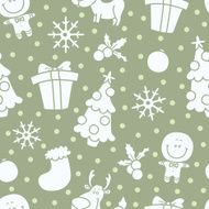 soft christmas pattern