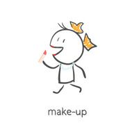 Cute kid doodle icon N13