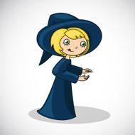 girl in witch costume N3
