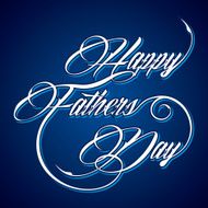 Creative Happy Father&#039;s Day greeting stock vector