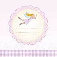 birthday card with little fairy N4