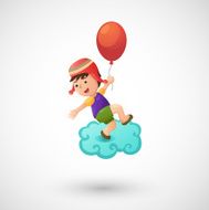 child boy with balloon N2