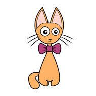 funny cartoon cat