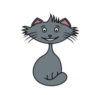 funny cartoon cat N7