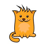funny cartoon cat N8