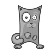 funny cartoon cat N9