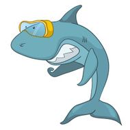 Cartoon Character Shark