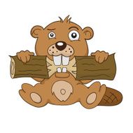 Cartoon Beaver N23