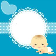 Baby Boy Shower and Arrival Card N5