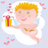 Cupid With Gift