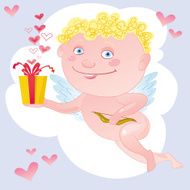 Cupid With Gift N2