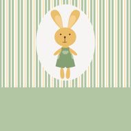 rabbit boy postcard