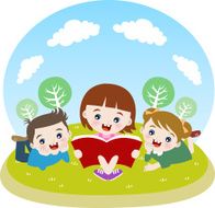Kids Reading Books N6