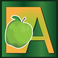 letter a for apple