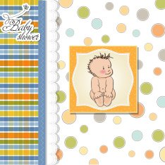 Baby shower card N53