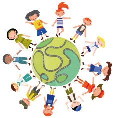 background with children N3