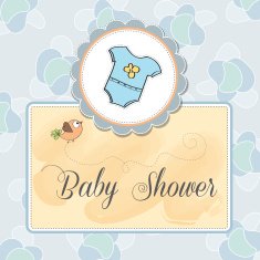 New baby announcement card N19