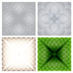 Abstract checkered background set Vector eps10