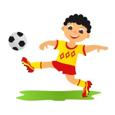 boy playing football N4
