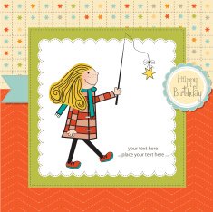 new star it's born welcome baby card