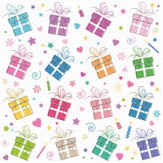 happy birthday gifts pattern