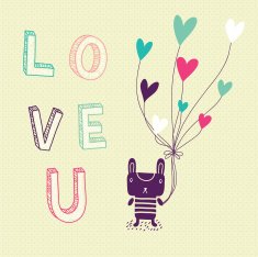 valentine's day greeting card N4