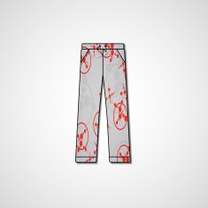 Abstract illustration on pants N112