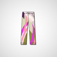 Abstract illustration on pants N117