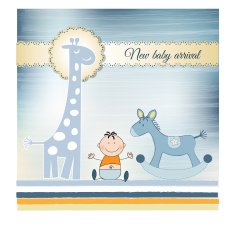 New Baby greeting card N3