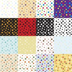 Big set of seamless pattern mini bubbles