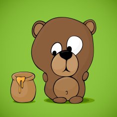 funny cartoon bear N2