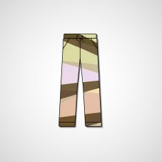 Abstract illustration on pants N121
