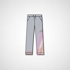 Abstract illustration on pants N122