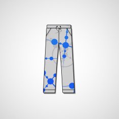 Abstract illustration on pants N125